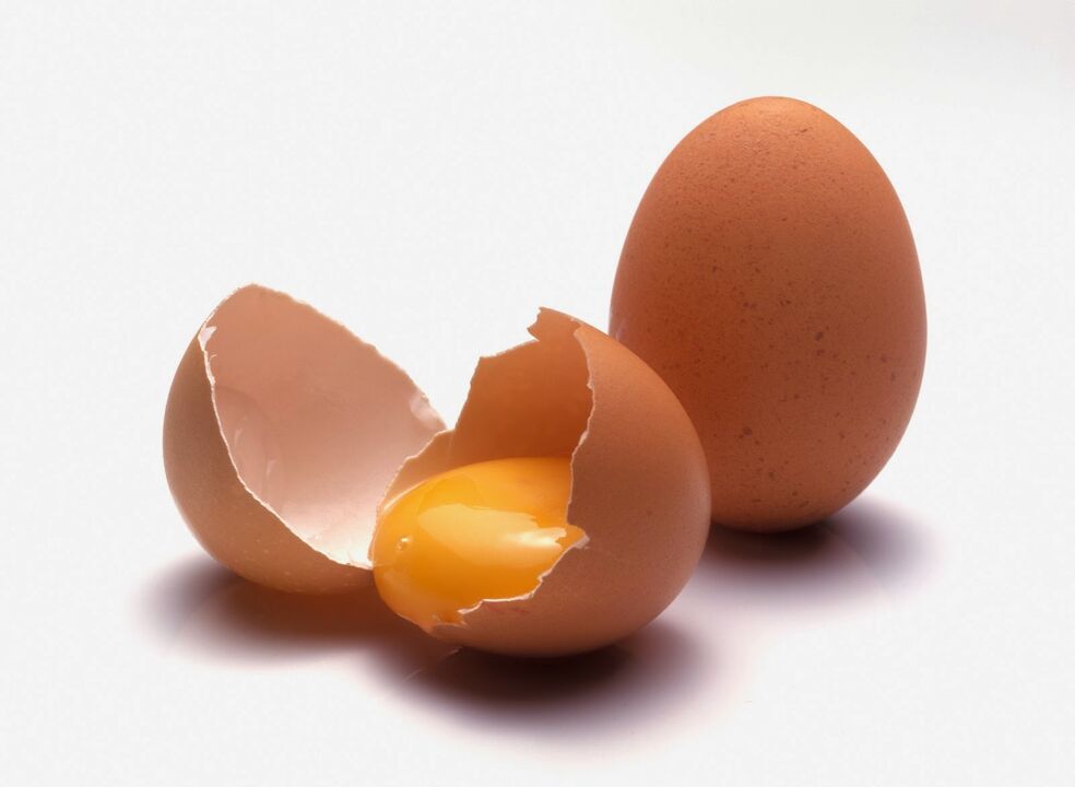 ouă de pui pentru potența masculină