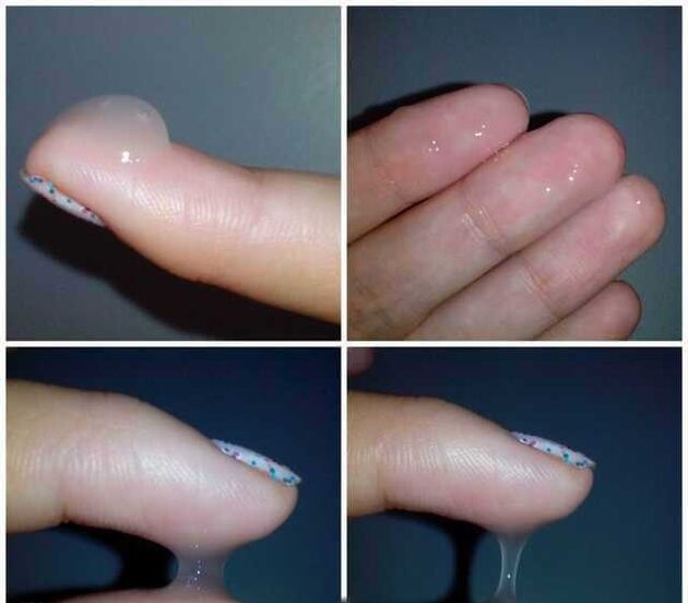 lichidul pre-seminal al unui bărbat în timpul excitării